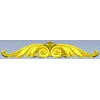 Winged Acanthus Cartouche - STL 3D model for CNC