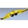 Winged Acanthus Cartouche - STL 3D model for CNC