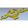 Рокайльный картуш для фрезерной резьбы - STL модель