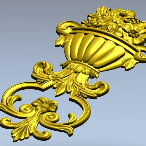 Флорентийский вазон - 3D модель в формате STL для ЧПУ
