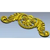 Барочный картуш для ЧПУ - 3D модель STL декоративной накладки