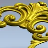 Картуш Рококо - 3D модель STL для ЧПУ резьбы по дереву