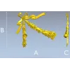 Бантик с цветочными гирляндами - 3D модель STL для ЧПУ