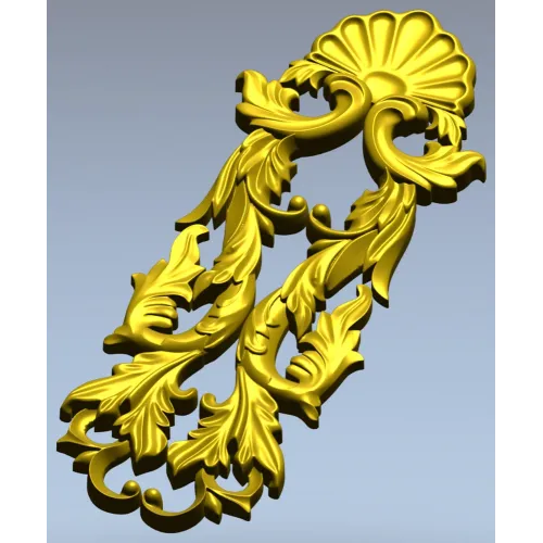 Вертикальная декоративная накладка "Флоренция" - 3D модель STL для ЧПУ