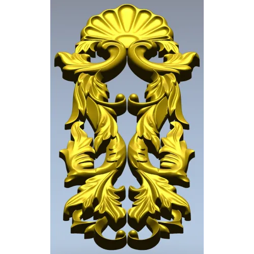 Вертикальная декоративная накладка "Флоренция" - 3D модель STL для ЧПУ