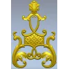 Ornate Vertical Cartouche STL for CNC