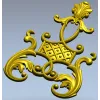 Ornate Vertical Cartouche STL for CNC