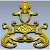 Ornate Vertical Cartouche STL for CNC