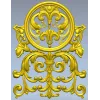 Ornamental cartouche 3D model STL for CNC milling