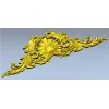 Акантовый картуш в стиле рококо - STL модель для ЧПУ