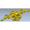 Imperial Rocaille Applique - STL 3D model for CNC carving