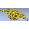 Imperial Rocaille Applique - STL 3D model for CNC carving