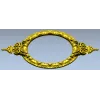 Ornate Round Cartouche - STL 3D model for CNC