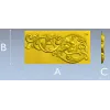 Renaissance Vine Cartouche - decorative STL 3D model for CNC