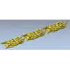 Ornate Floral Scroll Border STL for CNC