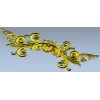 Acanthus Corner STL 3D Model for CNC Router