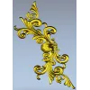 Acanthus Corner STL 3D Model for CNC Router