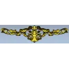 Rococo acanthus cartouche - STL 3D model for CNC