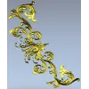 Барочный угловой декор - 3D модель STL для ЧПУ