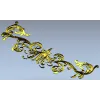 Барочный угловой декор - 3D модель STL для ЧПУ