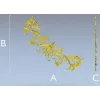 Барочный угловой декор - 3D модель STL для ЧПУ