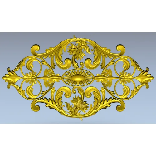 Картуш Аврора - декоративная 3D модель STL для ЧПУ