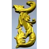 Волютный акант - stl модель для ЧПУ