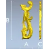 Волютный акант - stl модель для ЧПУ