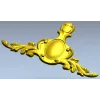 Baroque Cartouche STL for CNC Milling