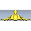 Baroque Cartouche STL for CNC Milling