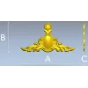 Baroque Cartouche STL for CNC Milling