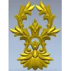 Regal Acanthus Cartouche STL 3D Model