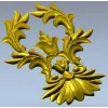 Regal Acanthus Cartouche STL 3D Model