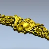 Aurelia Cartouche - decorative STL 3D model for CNC milling