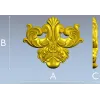 Рокайльный картуш в формате STL для ЧПУ