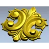 Acanthus Rocaille STL 3D Model for CNC Milling