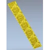 Декоративная панель с акантовыми медальонами - STL для ЧПУ