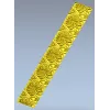 Декоративная панель с акантовыми медальонами - STL для ЧПУ
