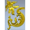 Rococo Corner Scroll - STL 3D model for CNC milling