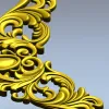 Rococo Acanthus Corner STL 3D Model for CNC
