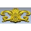 Rococo Acanthus Cartouche STL for CNC Milling