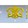 Rococo Acanthus Cartouche STL for CNC Milling
