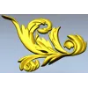 Baroque Acanthus Corner STL 3D model for CNC