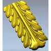 Acanthus Vertical Decorative STL Model for CNC