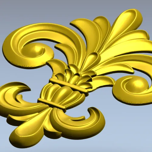 Королевский акант - 3D модель в формате STL для ЧПУ