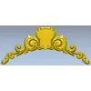 Акантовый картуш для фриза - 3D модель STL для ЧПУ