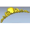 Акантовый картуш для фриза - 3D модель STL для ЧПУ