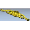 Декоративная накладка "Королевский завиток" - 3D модель STL для ЧПУ