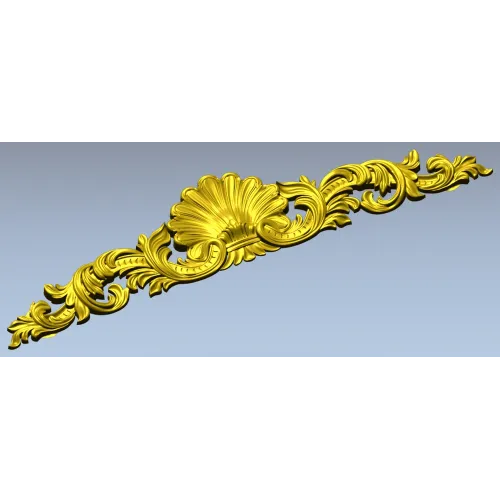 Картуш с раковиной - 3D модель STL для ЧПУ
