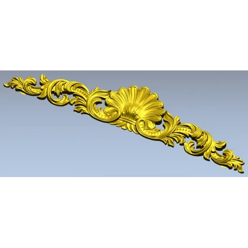 Картуш с раковиной - 3D модель STL для ЧПУ